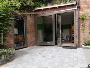 Schuifpui beigegrijs Schuifpui beigegrijs