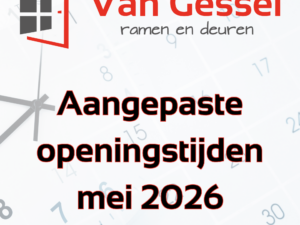 Openingstijden mei 2026